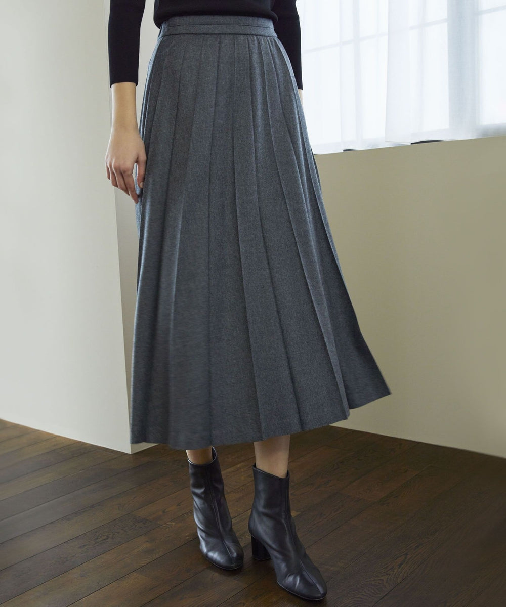 ストレッチウールフラノ プリーツスカート(スカート)｜EPOCA(エポカ)の