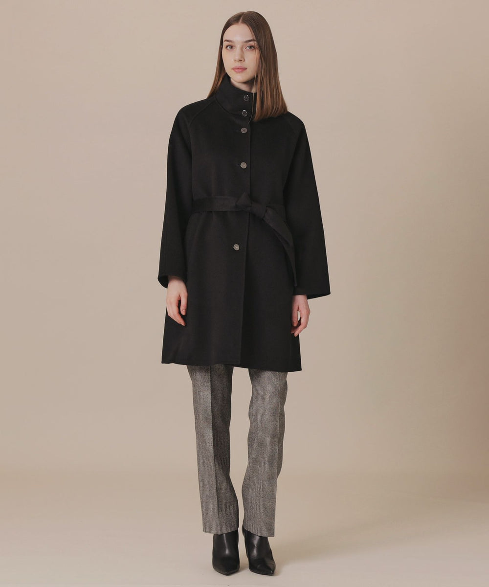 WEB・一部店舗限定】カシミヤブレンドウールリバースタンドカラー