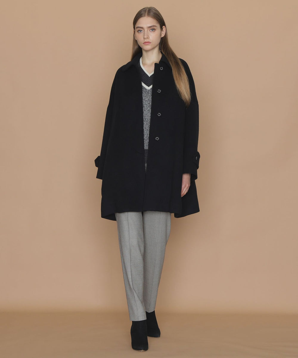 ROSLEY/ロズリー】ピュアラムビーバーステンカラーコート(コート