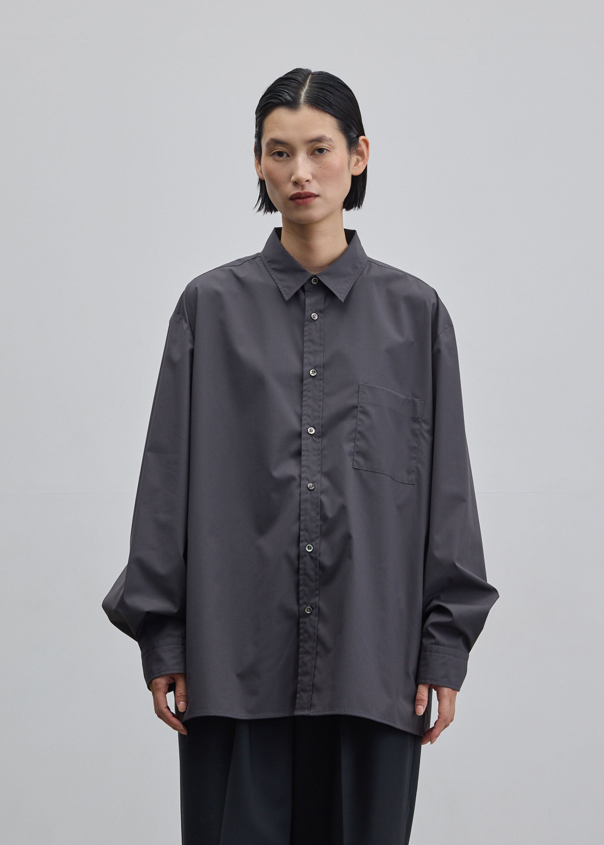 スクエアヘムサイドポケットシャツ｜SOÉJU k - SOÉJU online store
