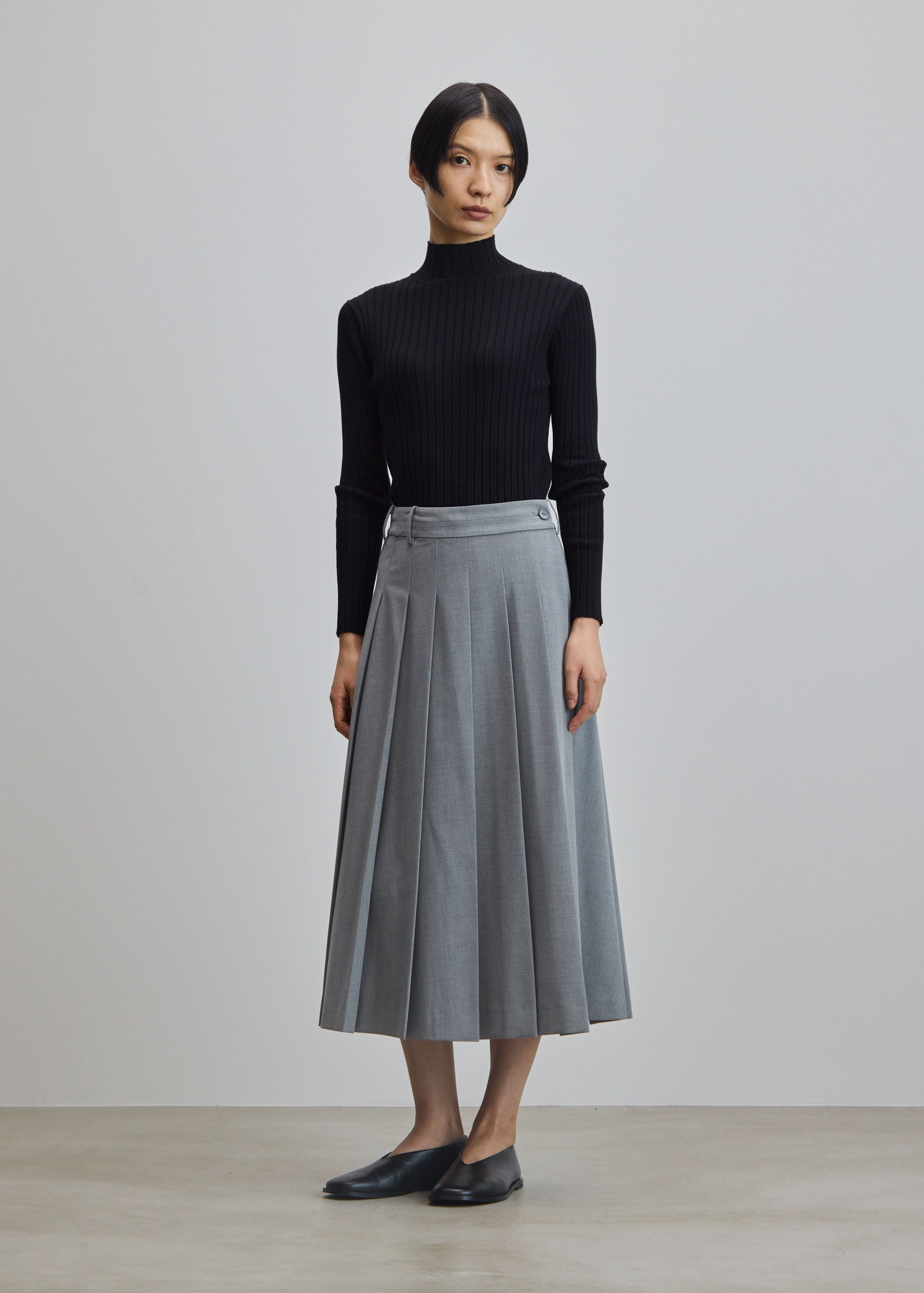 ラッププリーツスカート - SOÉJU online store｜上質な大人の女性の