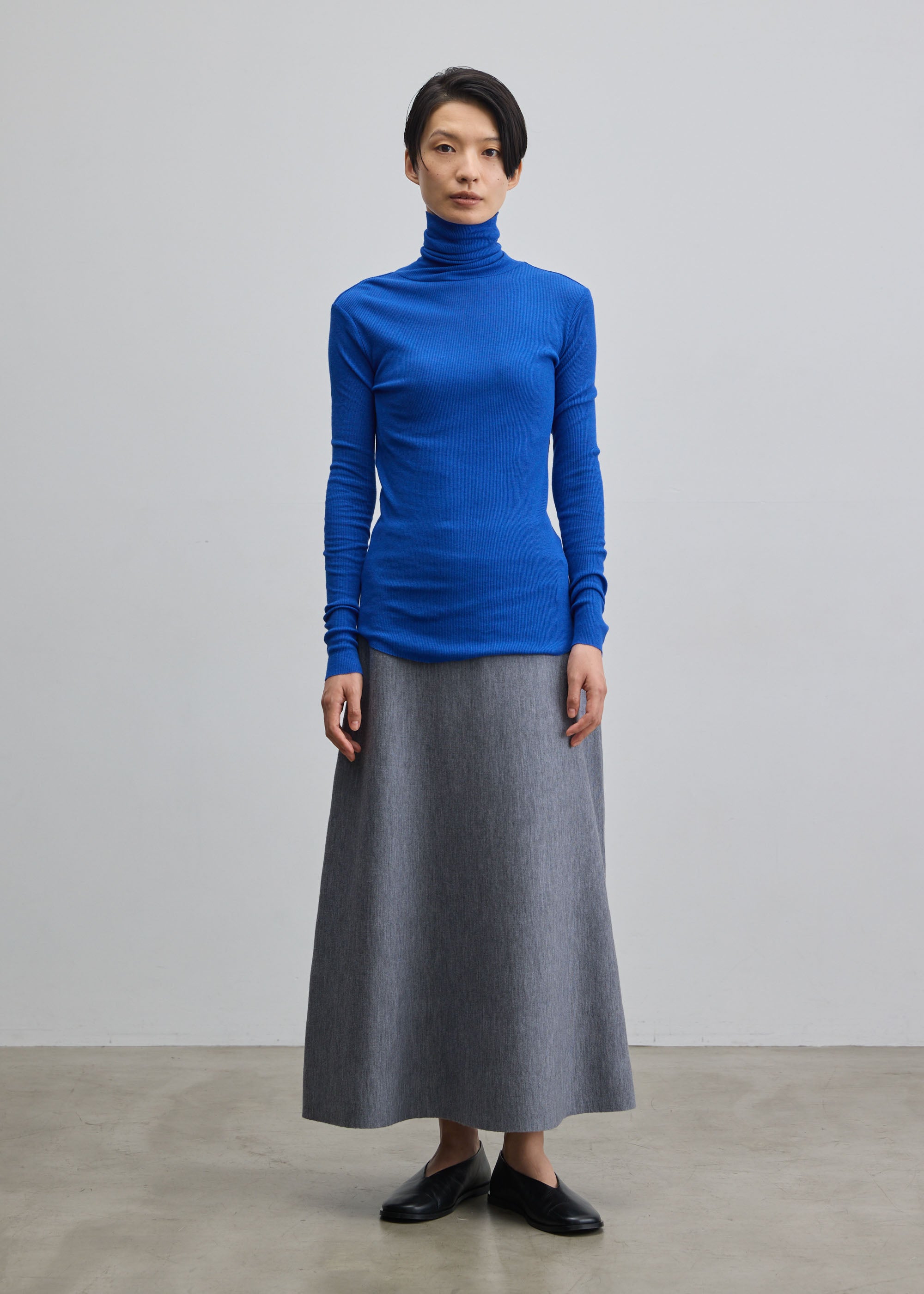 カシミヤ混JADE タートルネックニット ネイビー 美品♪ドゥーズィエム