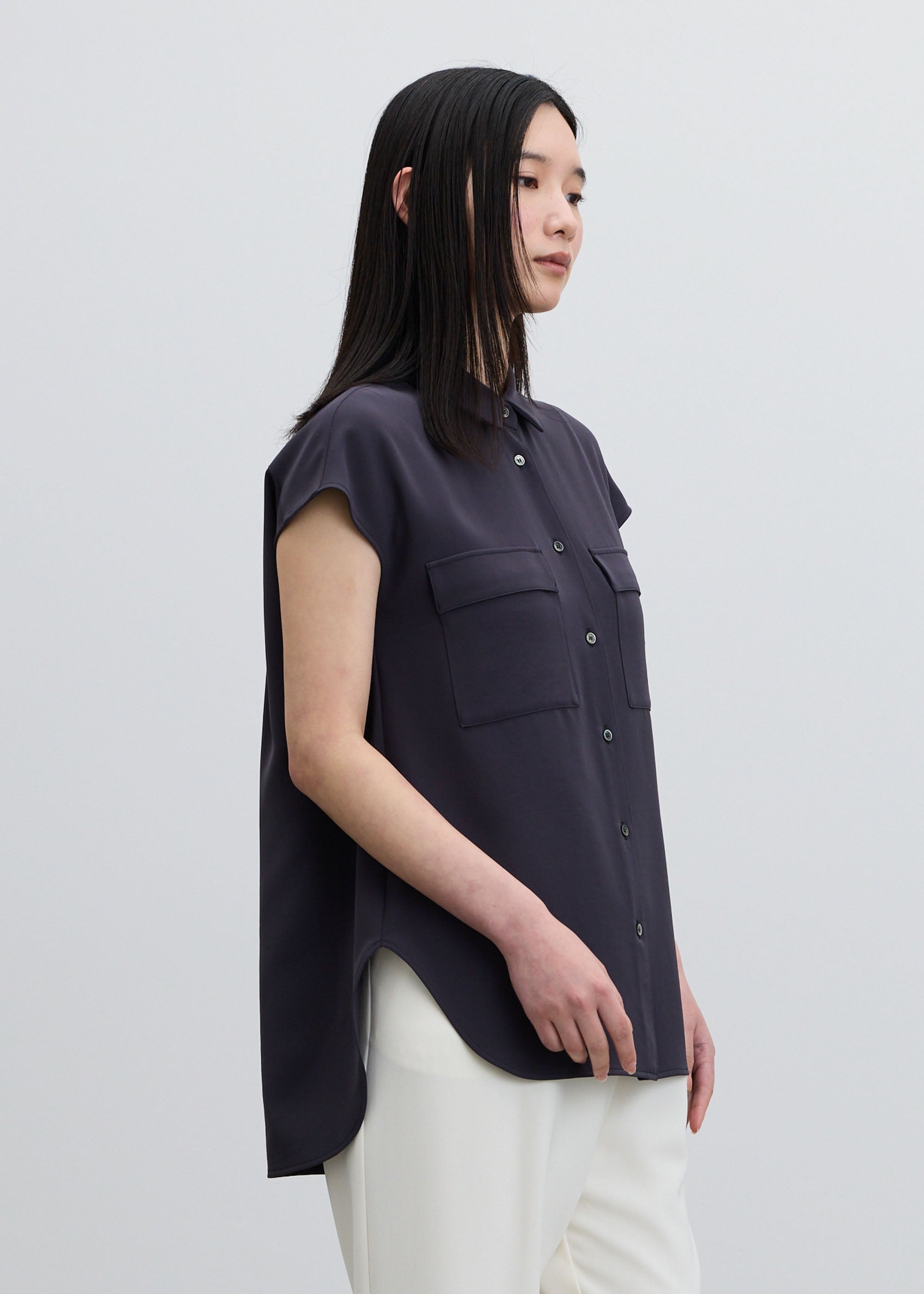 ヴィンテージサテンシャツ - SOÉJU online store｜上質な大人の女性の