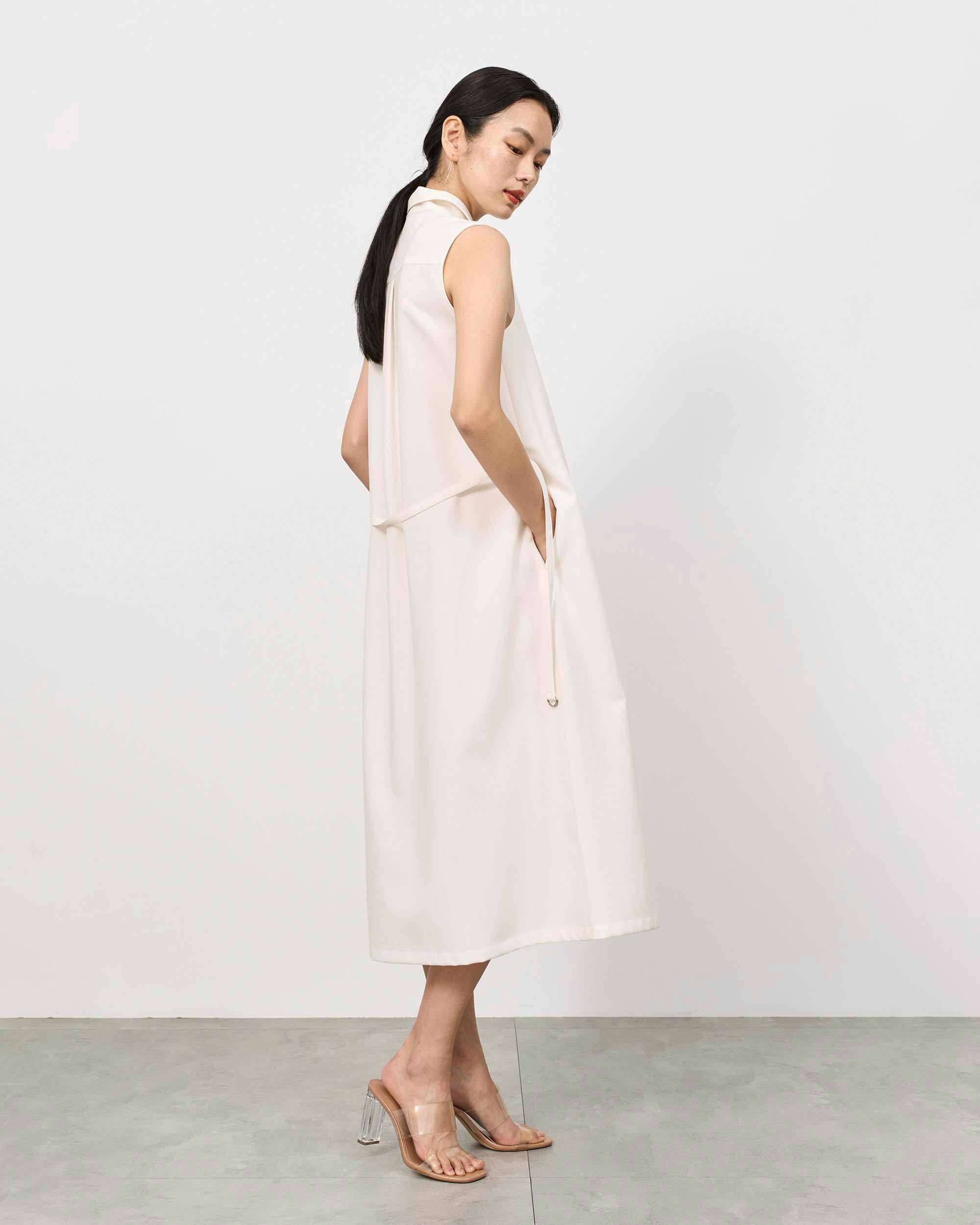 ソフトオックスノースリーブワンピース - SOÉJU online store｜上質な