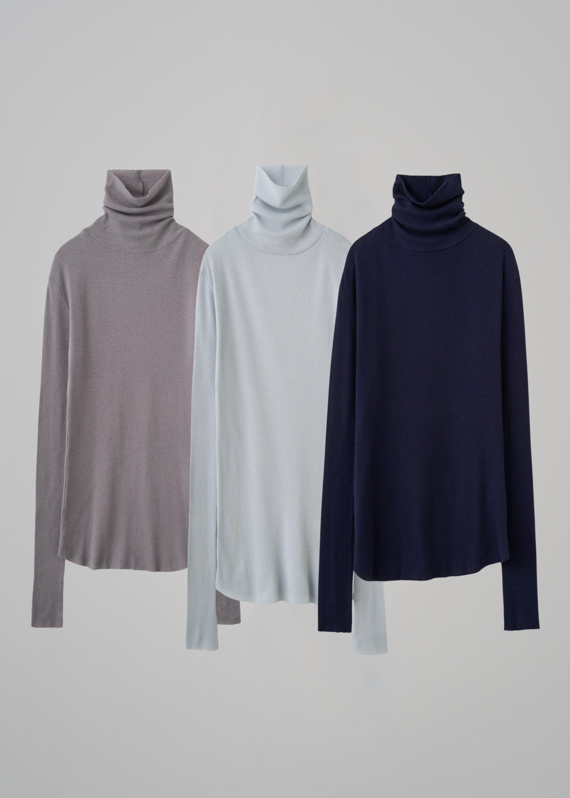 カシミヤ混タートルネックカットソー - SOÉJU online store｜上質な