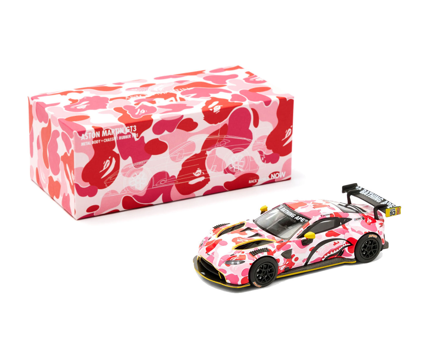 BAPE x POP RACE - Aston Martin GT3 Pink - 1:64 Scale – SoleSavy