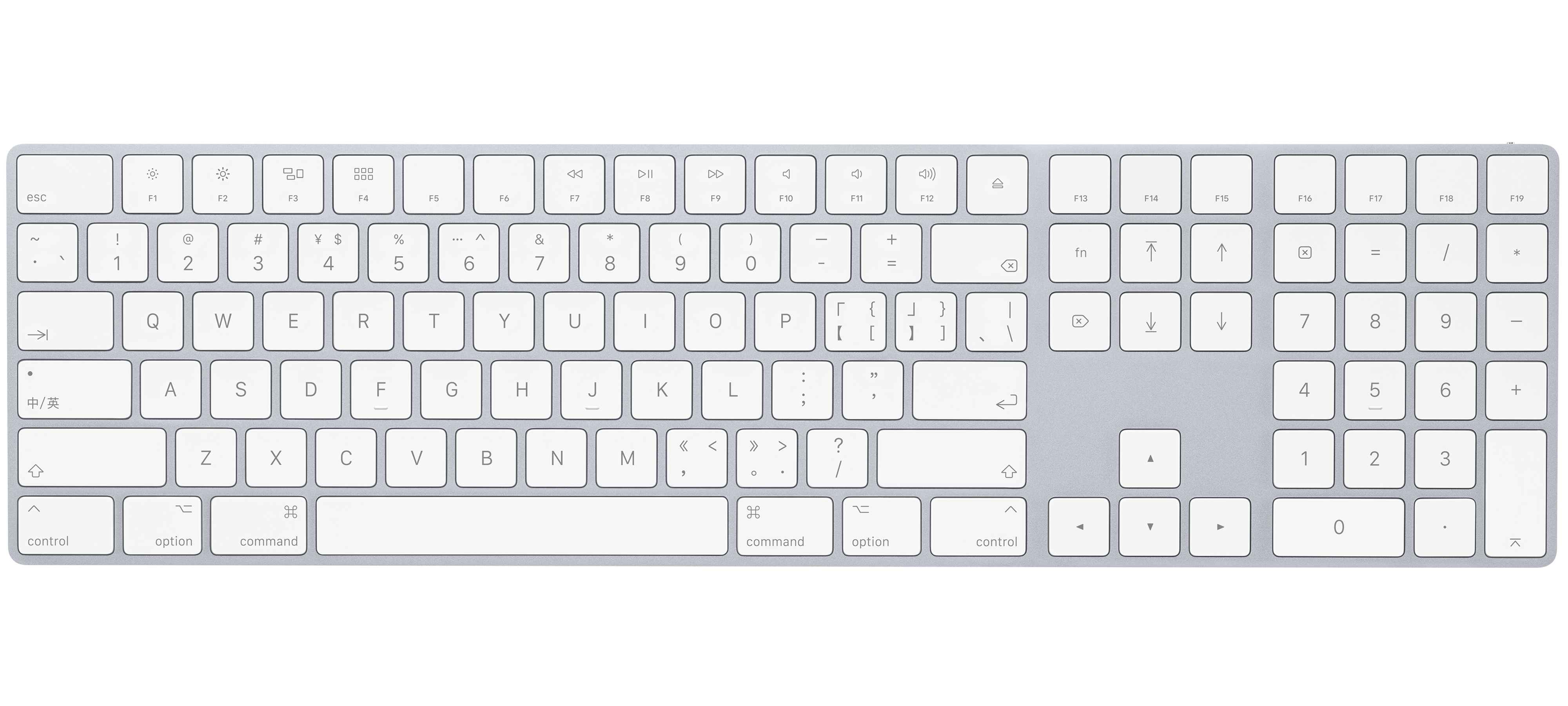 MacのためのMagic Keyboard（テンキー付き）シルバーを購入 - Apple