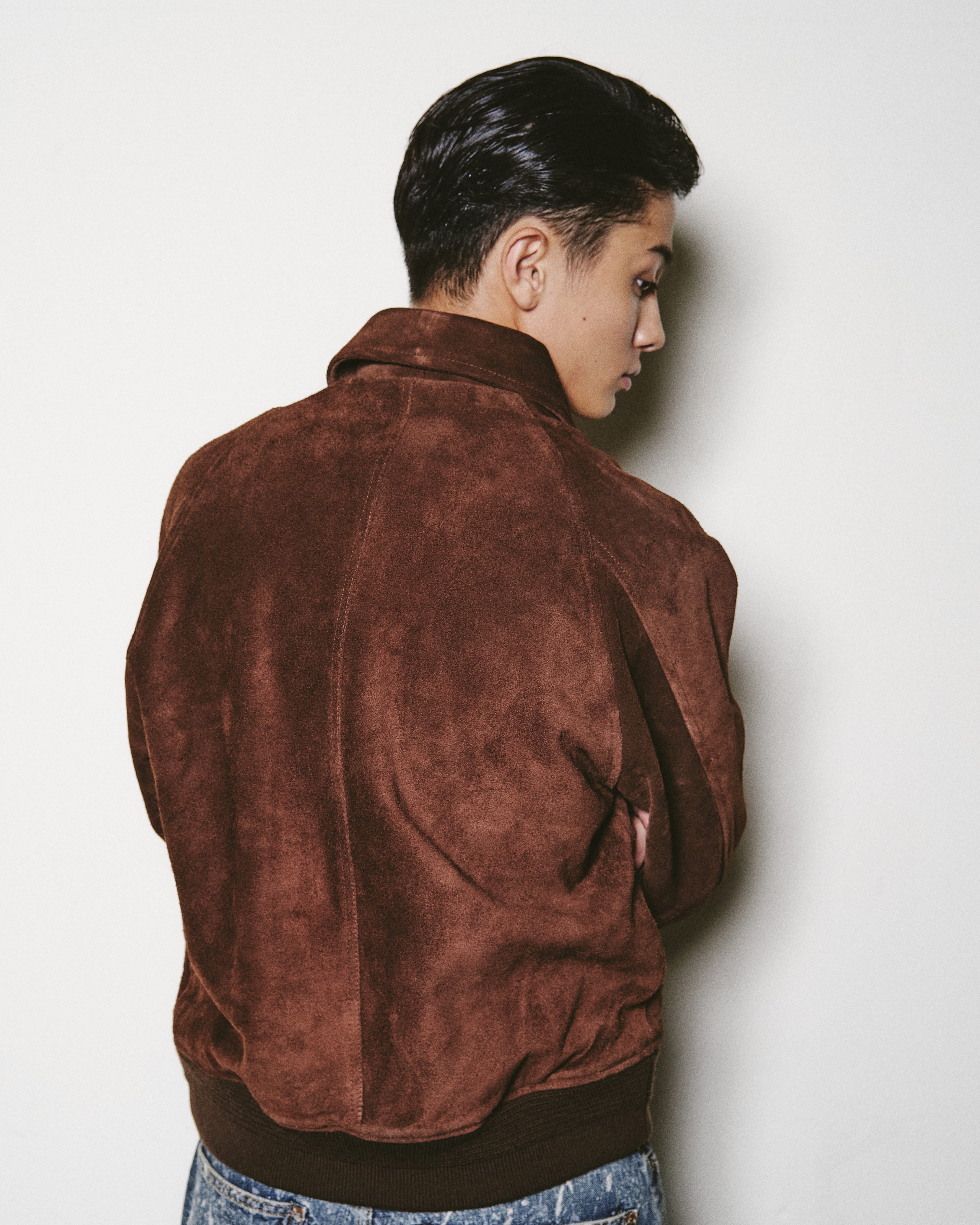 SUEDE PIPING LEATHER BLOUSON – SUGARHILL TOKYO