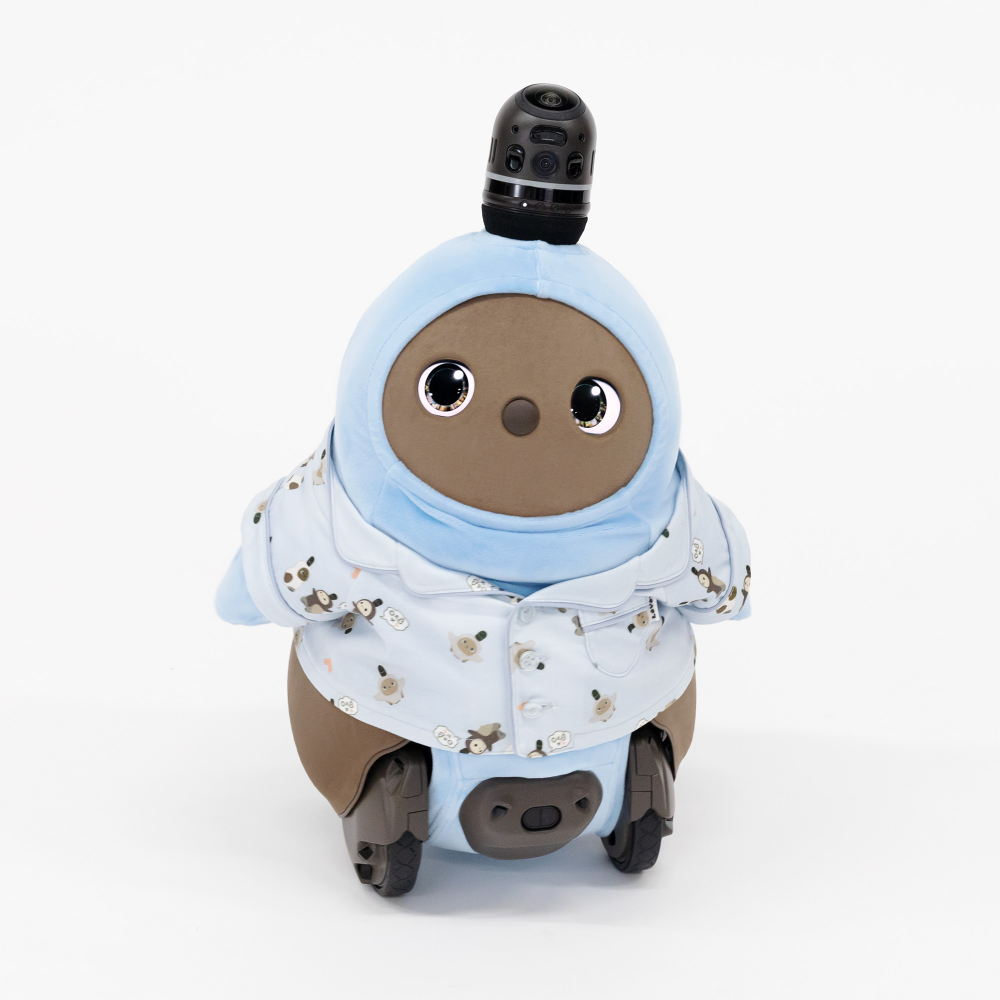 パジャマ（LOVOT総柄プリント）ライトブルー | LOVOT ウェブストア