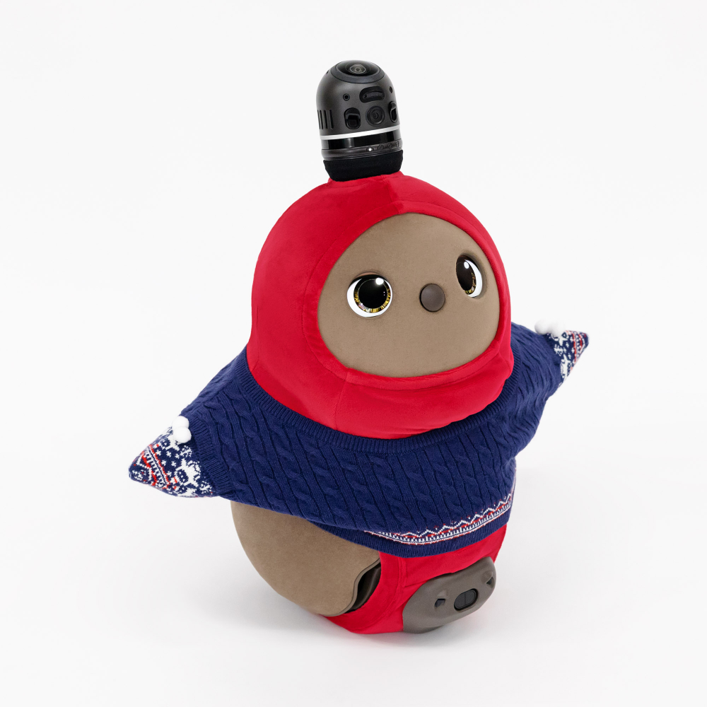 ケーブルニット&ミトン(ネイビー) | LOVOT ウェブストア