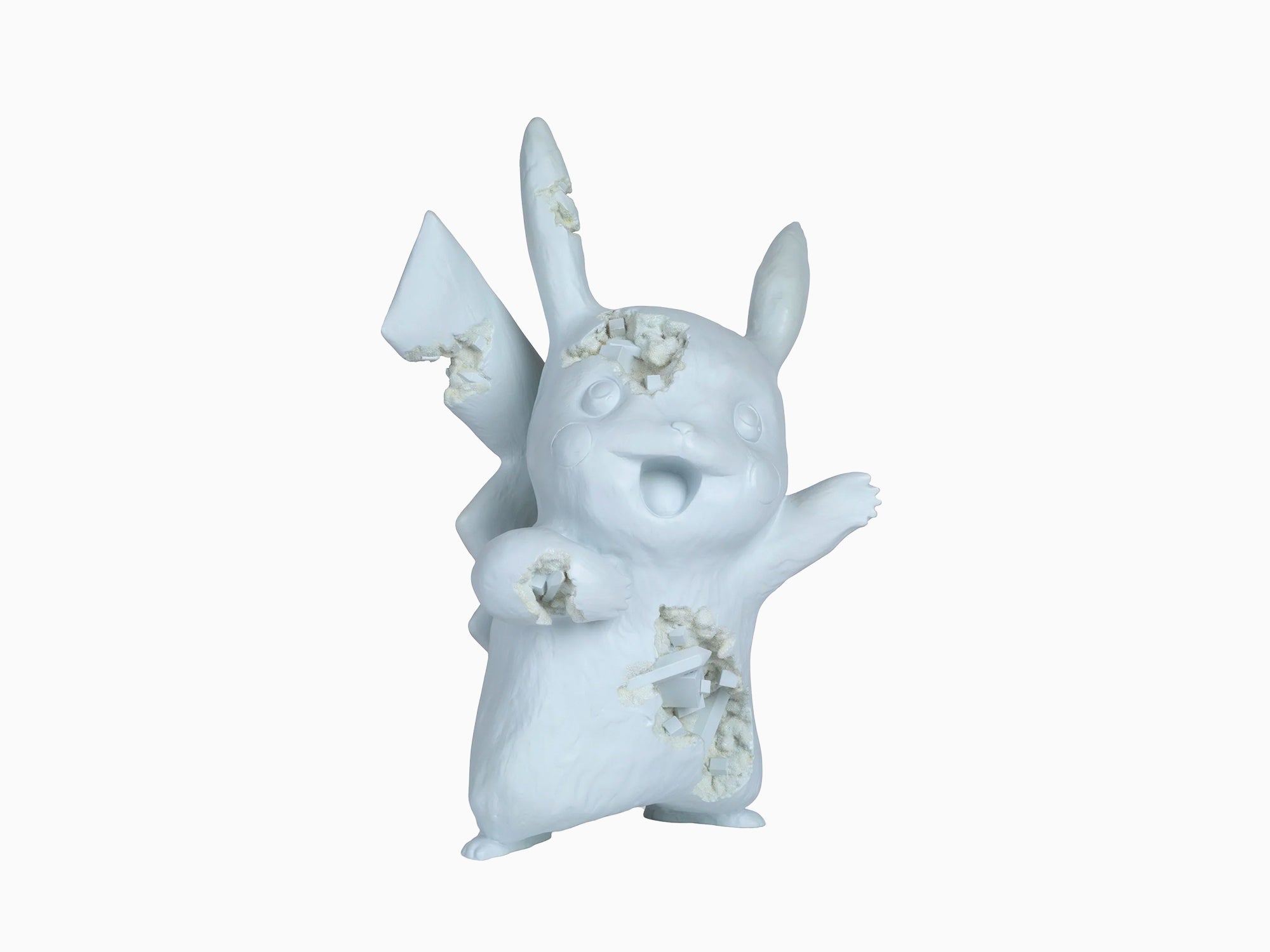 Daniel Arsham - Blue Crystalized Pikachu - Perrotin Store Paris