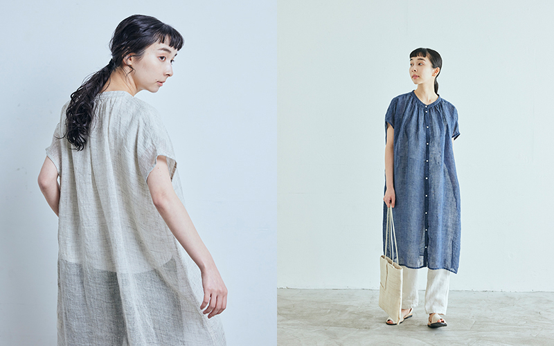 四季折々の麻】8月：風が通り抜けて涼しく着られる「麻のかや織