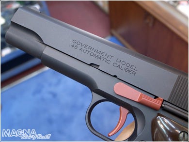 WA ガバメント《緋弾のアリア》モデル／ブラック」サンプル到着