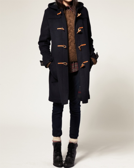 グローバーオールのダッフルコート「ロング」の着こなし♪（レディース