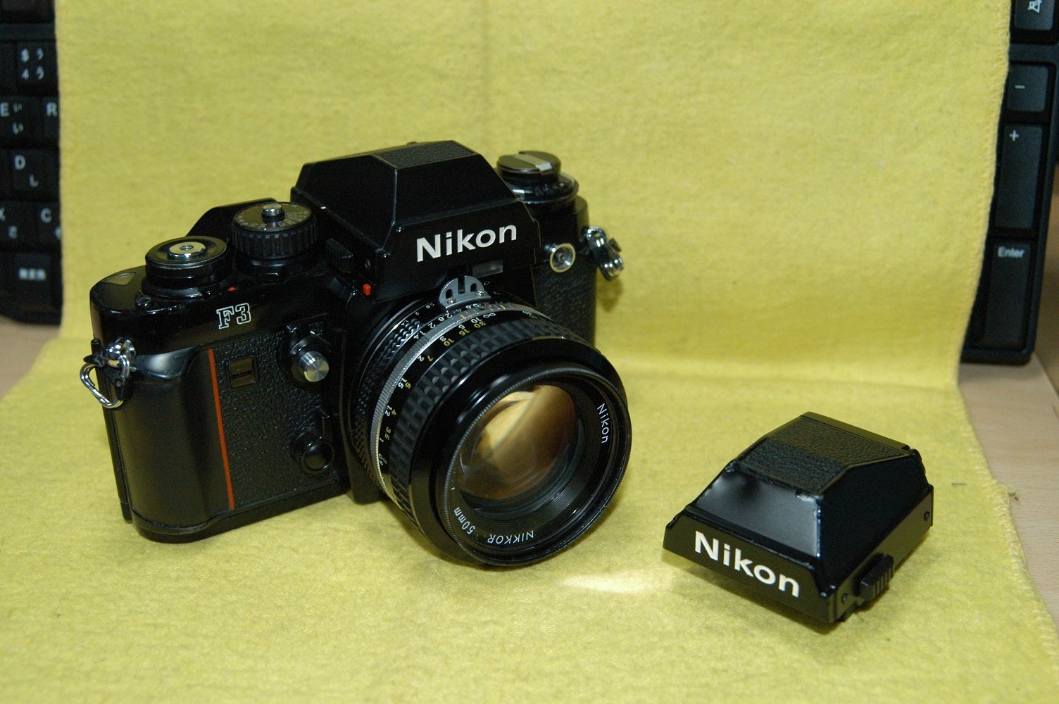 ニコンF3ファインダー清掃！ | ジオスブルーのブログ