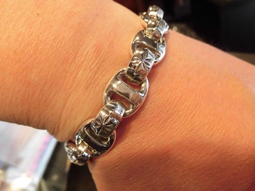 BWL / MID STAR BOAT LINK BRACELET | BILL WALL LEATHER UENO