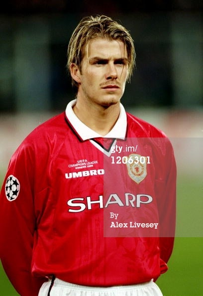 Manchester United FC 1999/2000 HOME ＃7 BECKHAM | Pomerasky