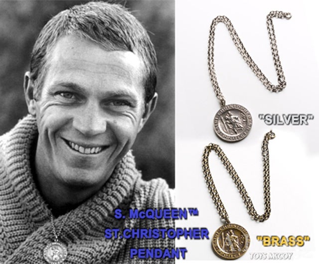 S. McQUEEN™ ST.CHRISTOPHER PENDANT 