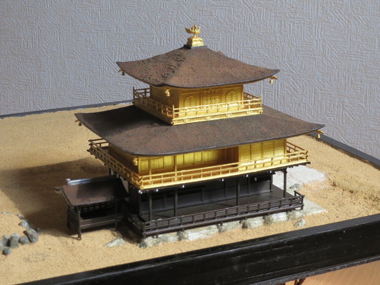 金閣寺と幻の天鏡閣 1/100 制作2 | Kyotoから創造するARTBOX45°