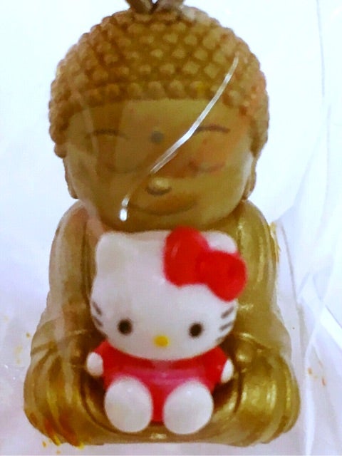 ♡神奈川県-46♡鎌倉限定 大仏抱っこキティちゃん金色ver♡2008年