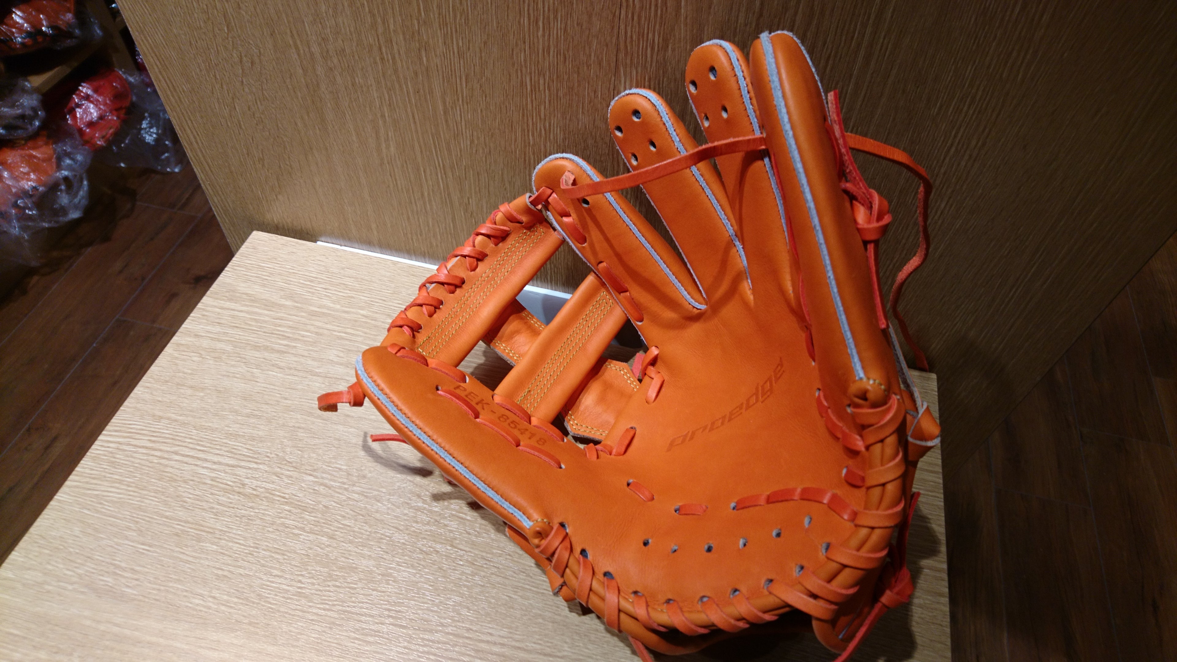 加筆]SSKプロエッジ硬式グラブ 阪神タイガース北條選手モデル | ベース