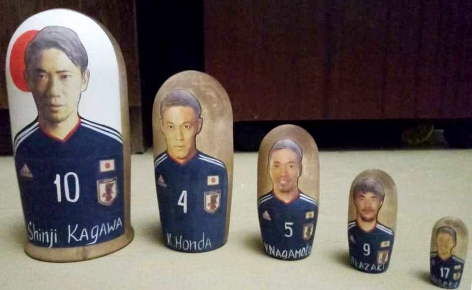 ロシアW杯、日本代表マトリョーシカのメンバーは? それともみんなで