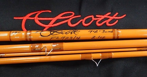 SCOTT（スコット）フライロッド、F2 723/4JS久し振りに入荷