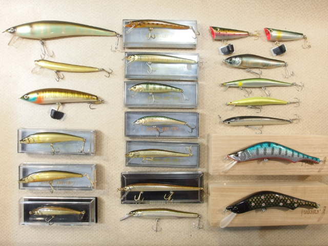 リベット , マロ , ウッドベイト など ハンドメイドルアー 入荷