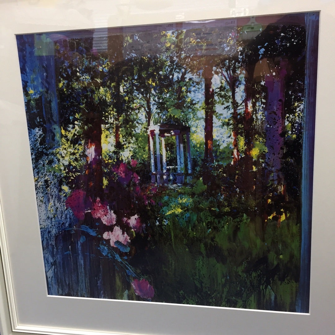 ☆ ホアキン・トレンツ・リャド ポスター額入り「リビエラ公園