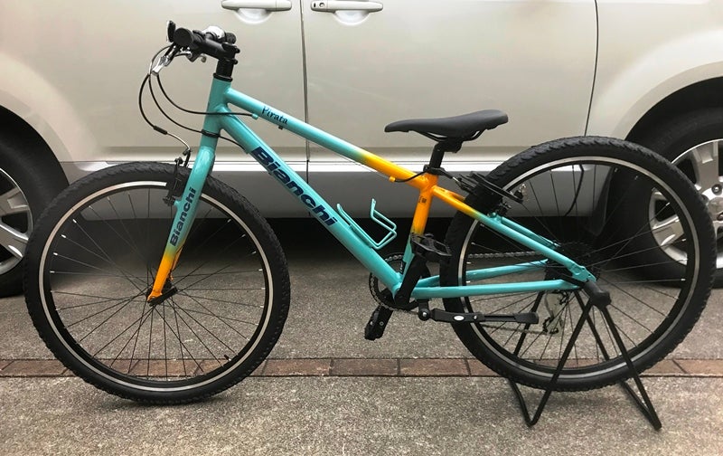 我が家にビアンキのMTBがやってきた（Jr.の誕生日プレゼントです