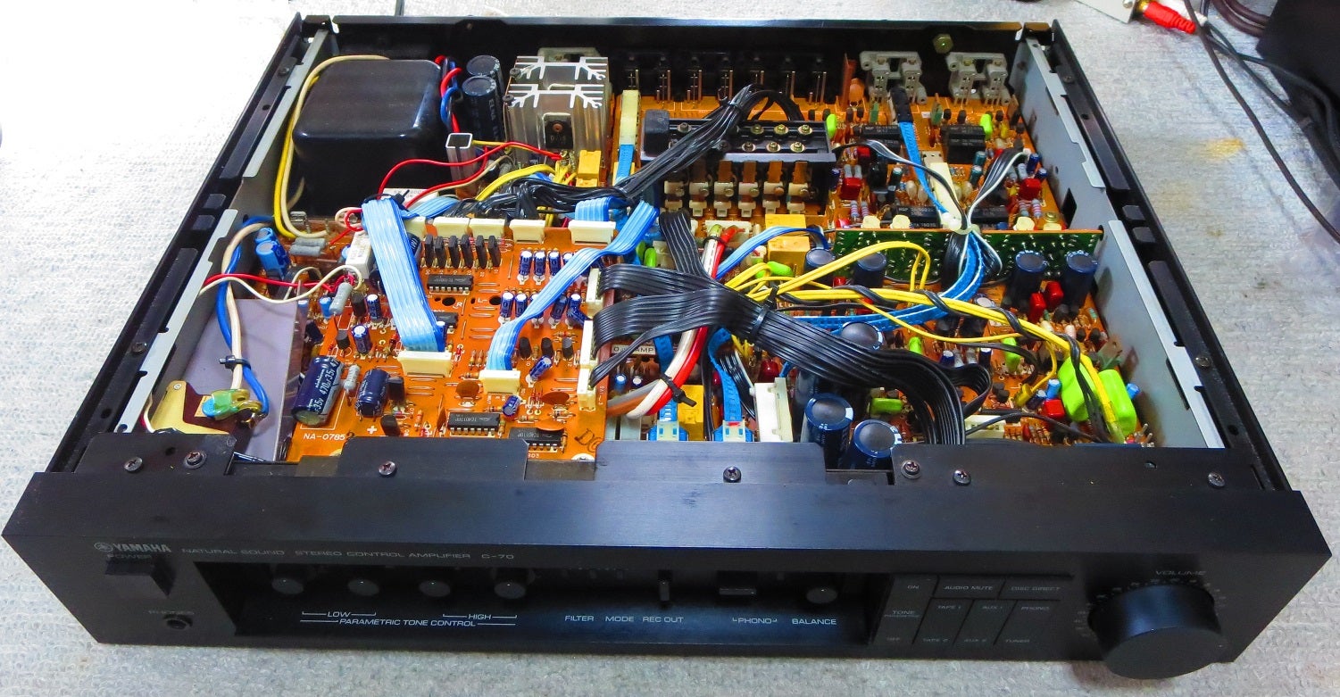 プリアンプ ヤマハ C-70 修理 メンテナンス オーバーホール YAMAHA C