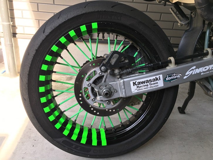 Dトラッカーに、Z-WHEELリムステッカー | バイクと共に人生を歩む