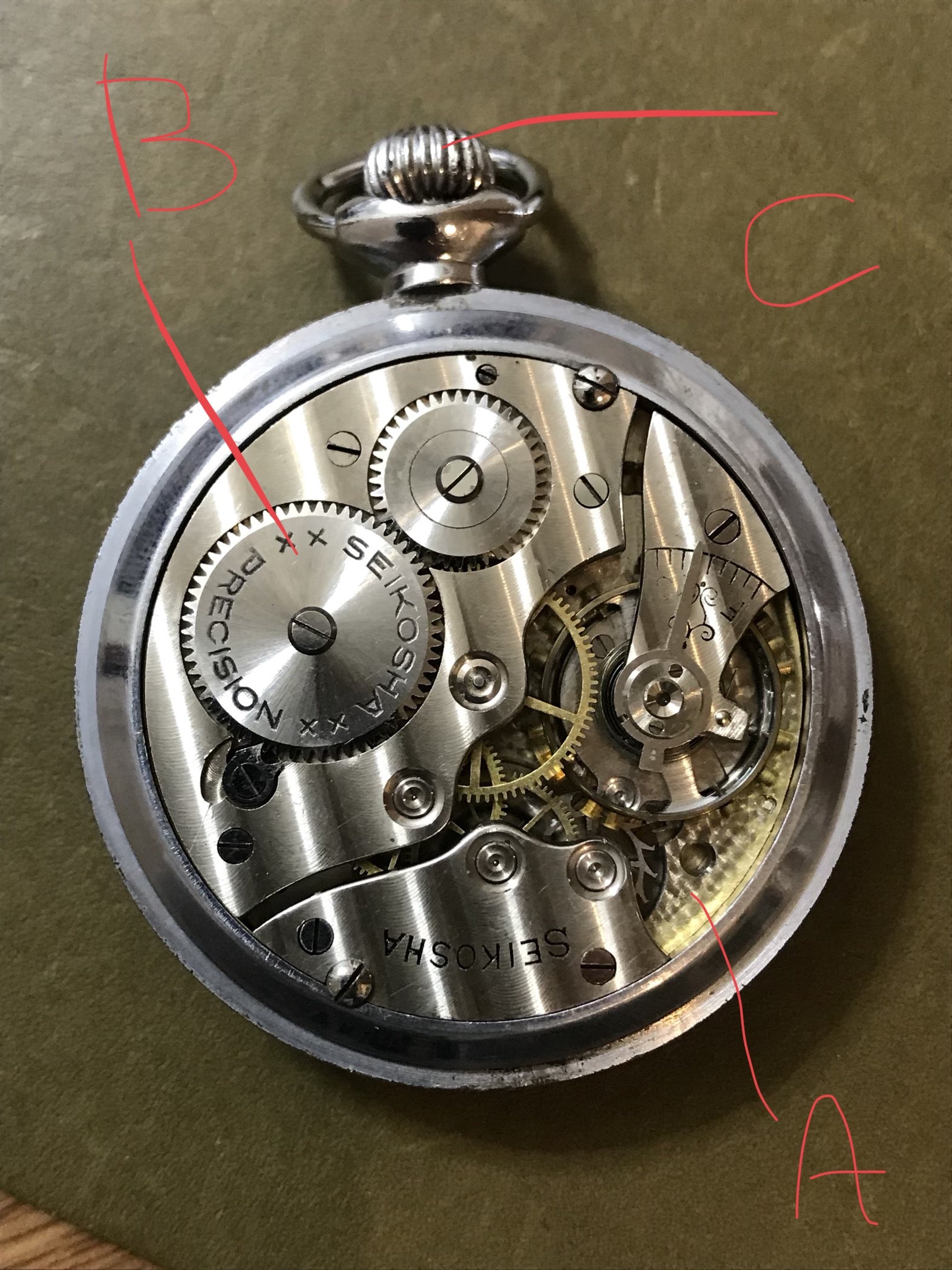 オキュパイド 19セイコー 昭和22年頃製造 | 4s15アルピニストのブログ