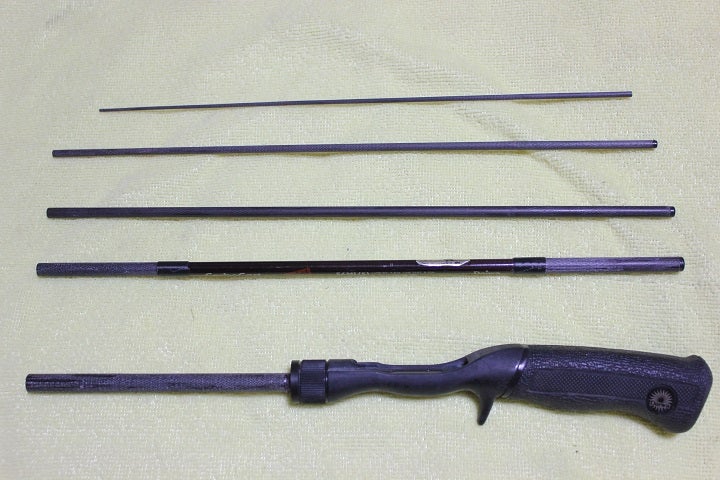 ダイワの古いパックロッド カーボキャストミニ カスタム編その1