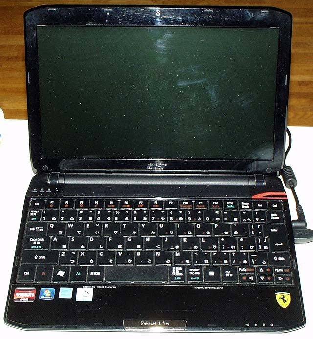 acer製 Ferrari One 200 を直してみる | ♪高橋裕美のブログ