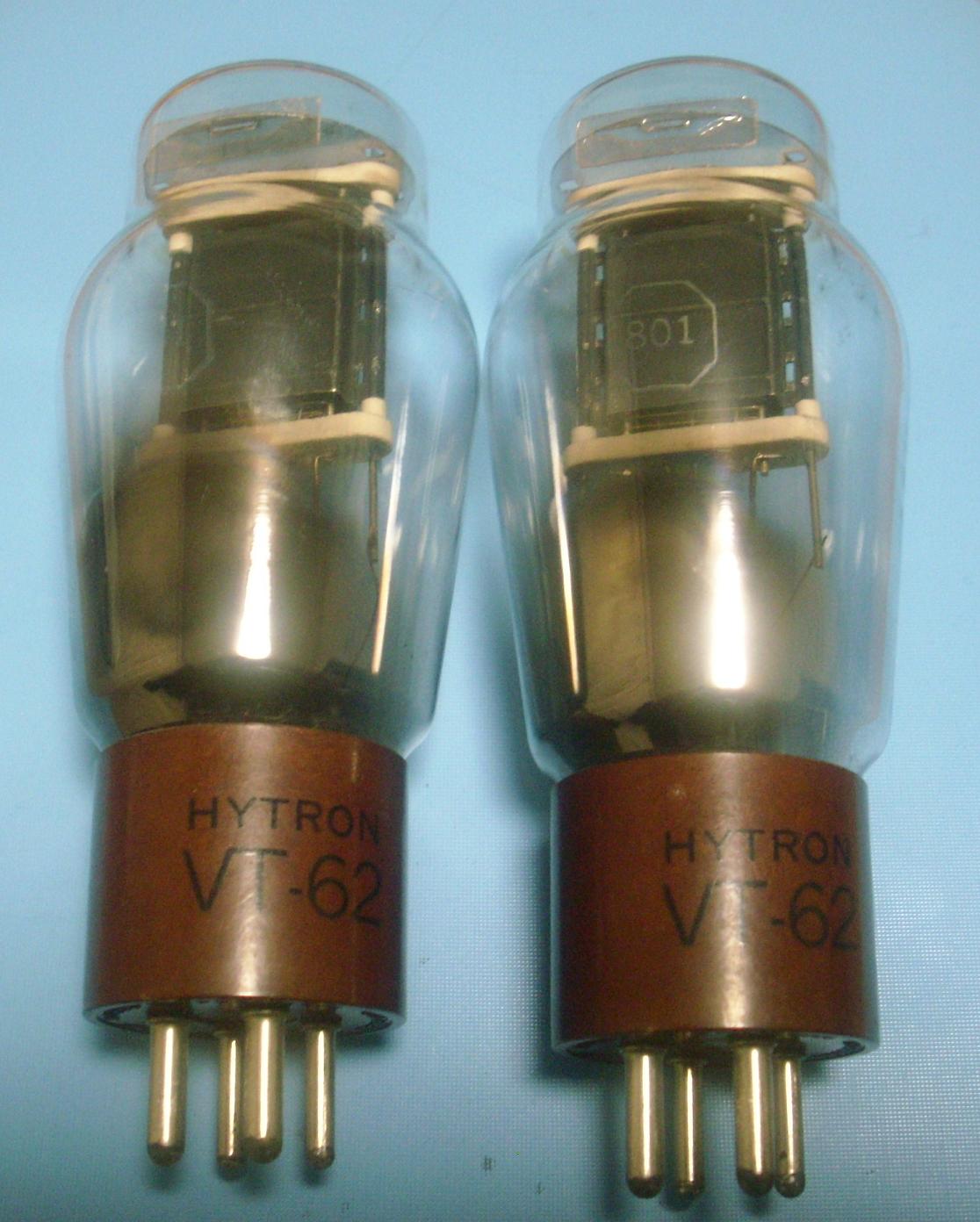 送信管 VT-62（801/801A） | 真空管アンプの自作
