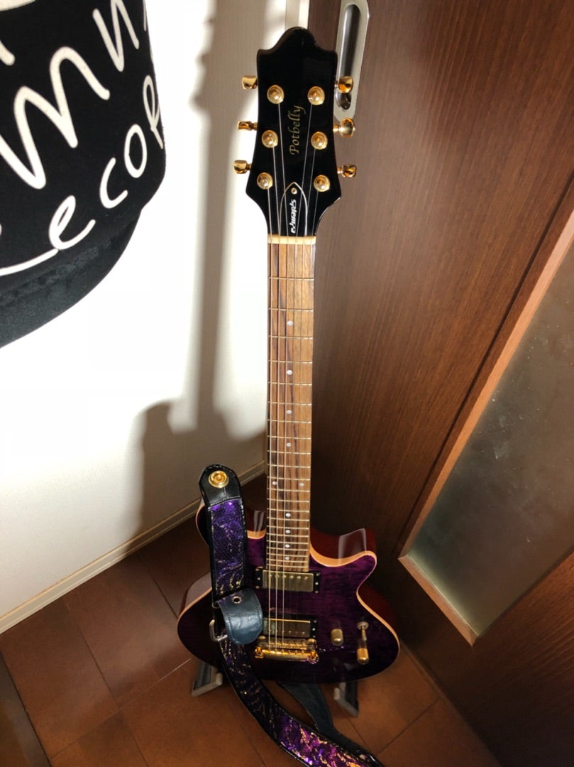 ギター改造ブログ エドワーズのポットベリー編 | ウクレレとマンドリン