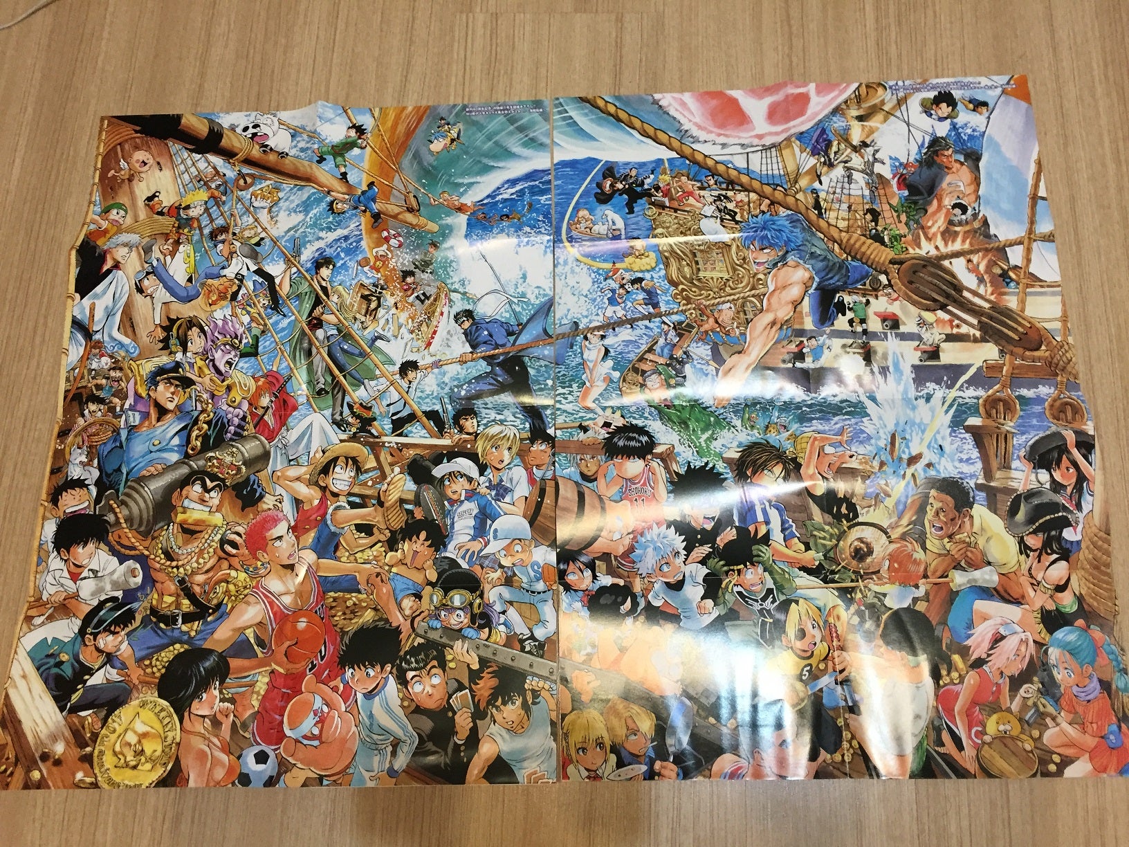 村田雄介画 WJ歴代人気キャラ大集合ポスター | やっぱし！キン肉マン