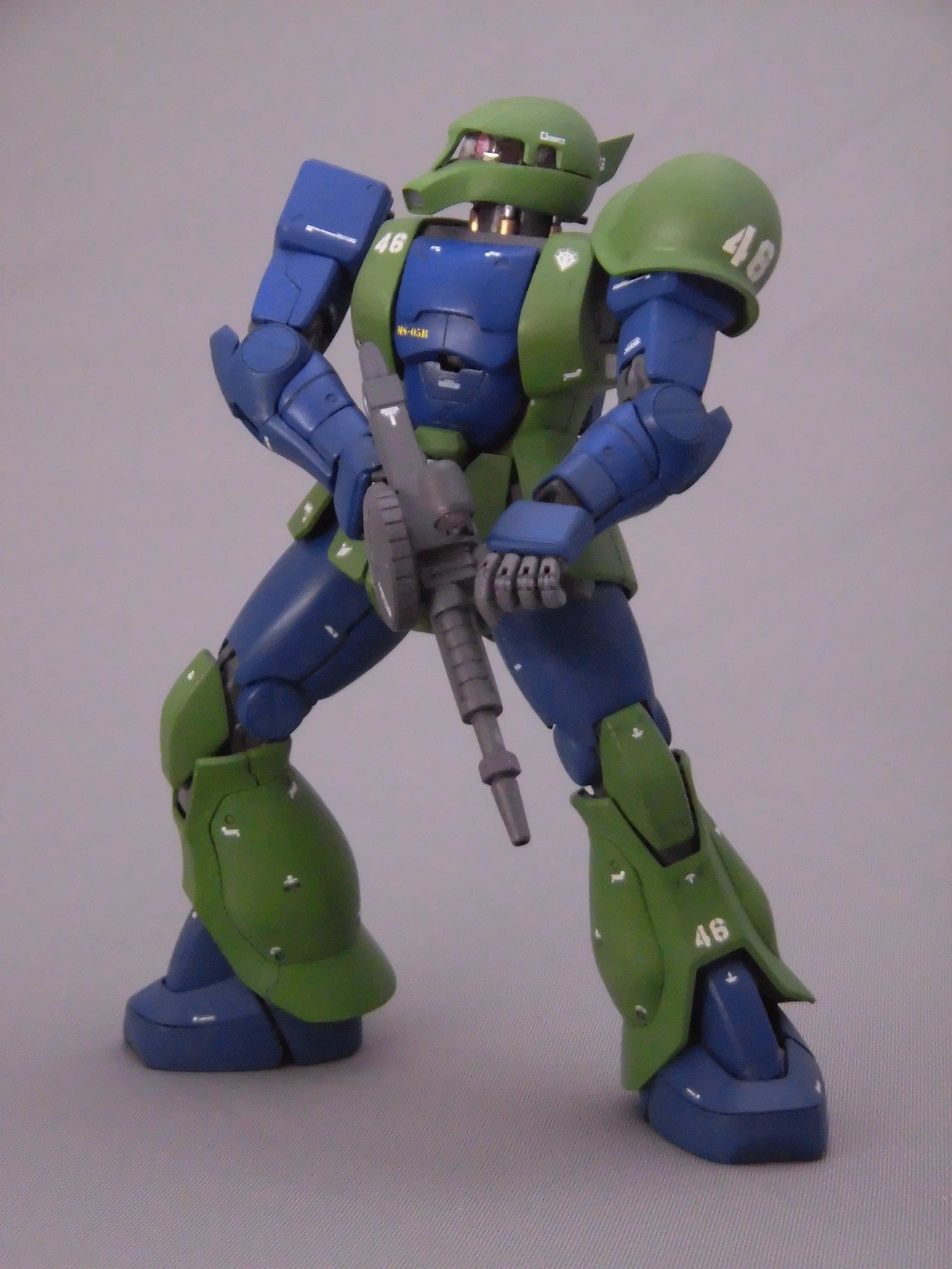 MG 旧ザク ミキシング 修正。 | ironhead108のガンプラ製作記など