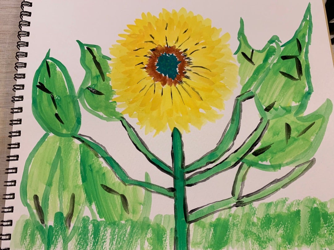 山田かまち】直筆水彩画 「真作」1点