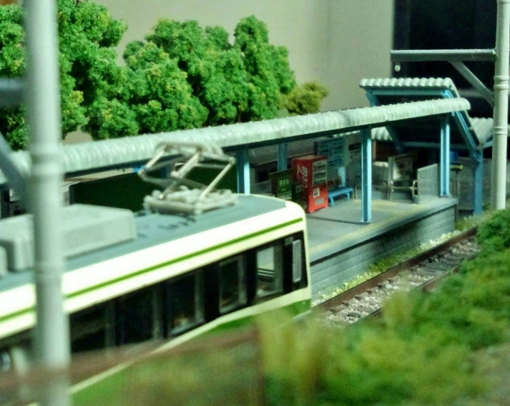 江ノ電 ジオラマ 極楽寺駅を作ってみた3 | oyajiのブログ