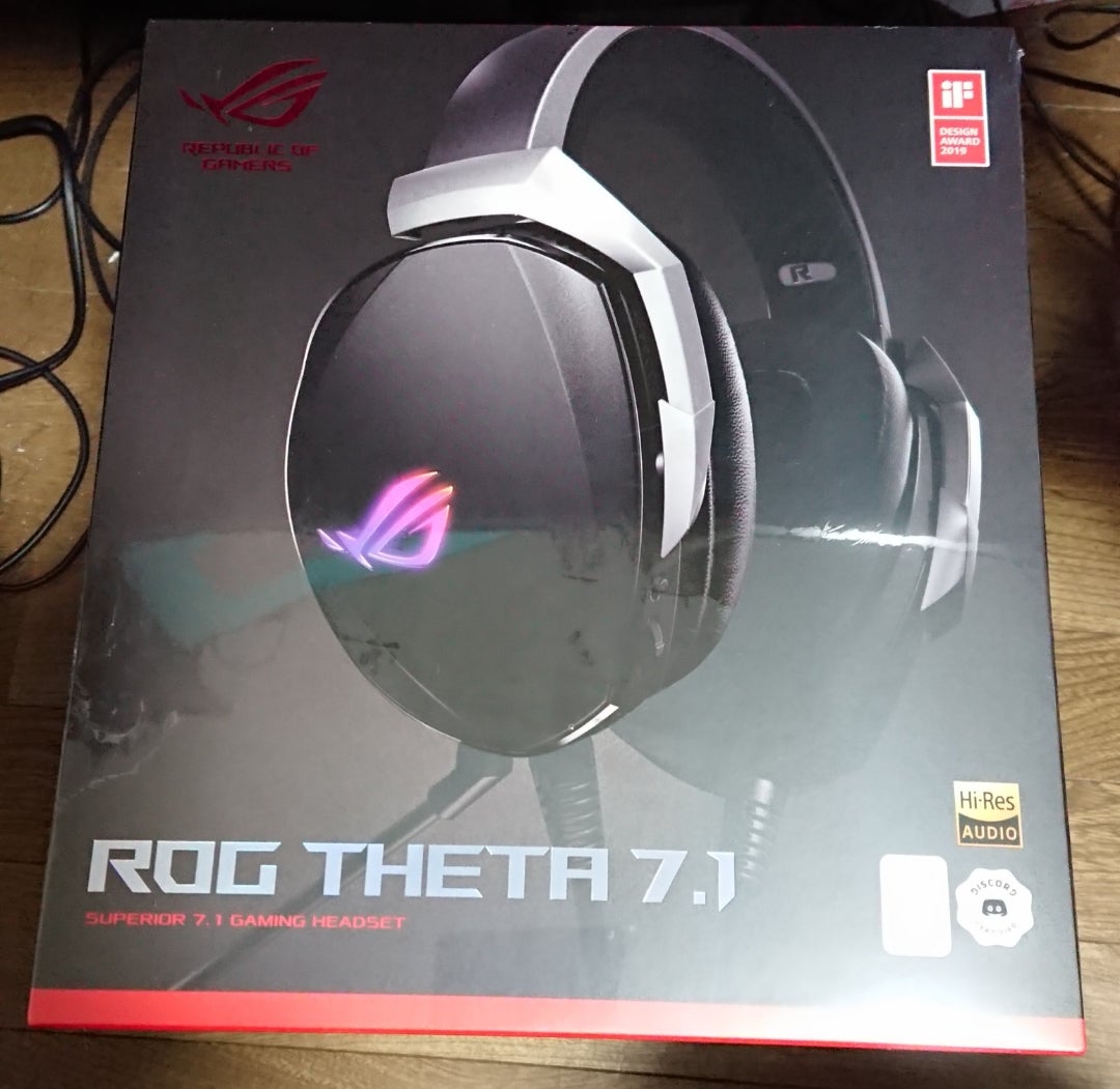 買っちゃった]ROG Theta 7.1 ゲーミングヘッドセット レビュー 追記