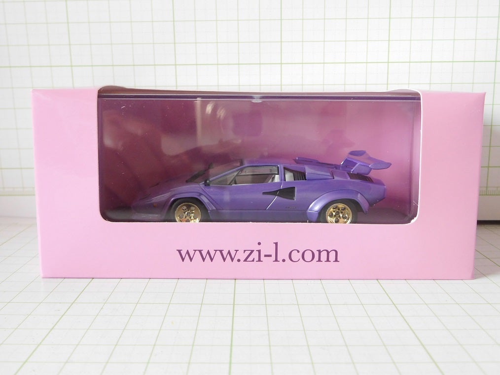 ジール特注 イクソ1/43 カウンタック LP500S パープルメタリック