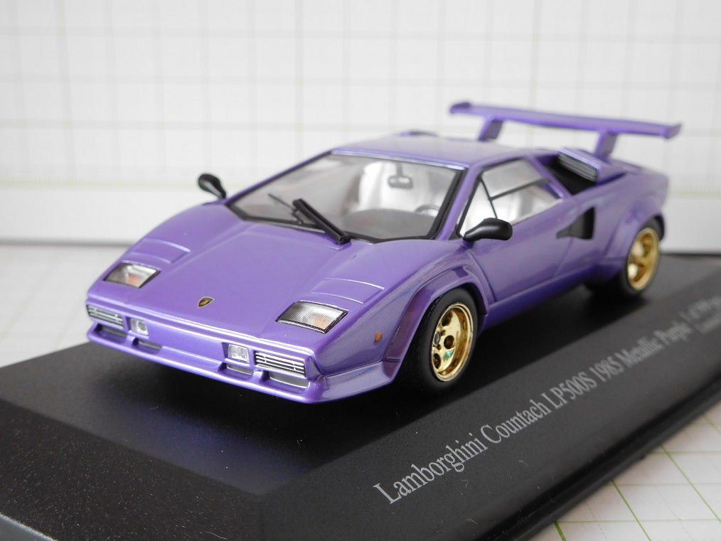 ジール特注 イクソ1/43 カウンタック LP500S パープルメタリック