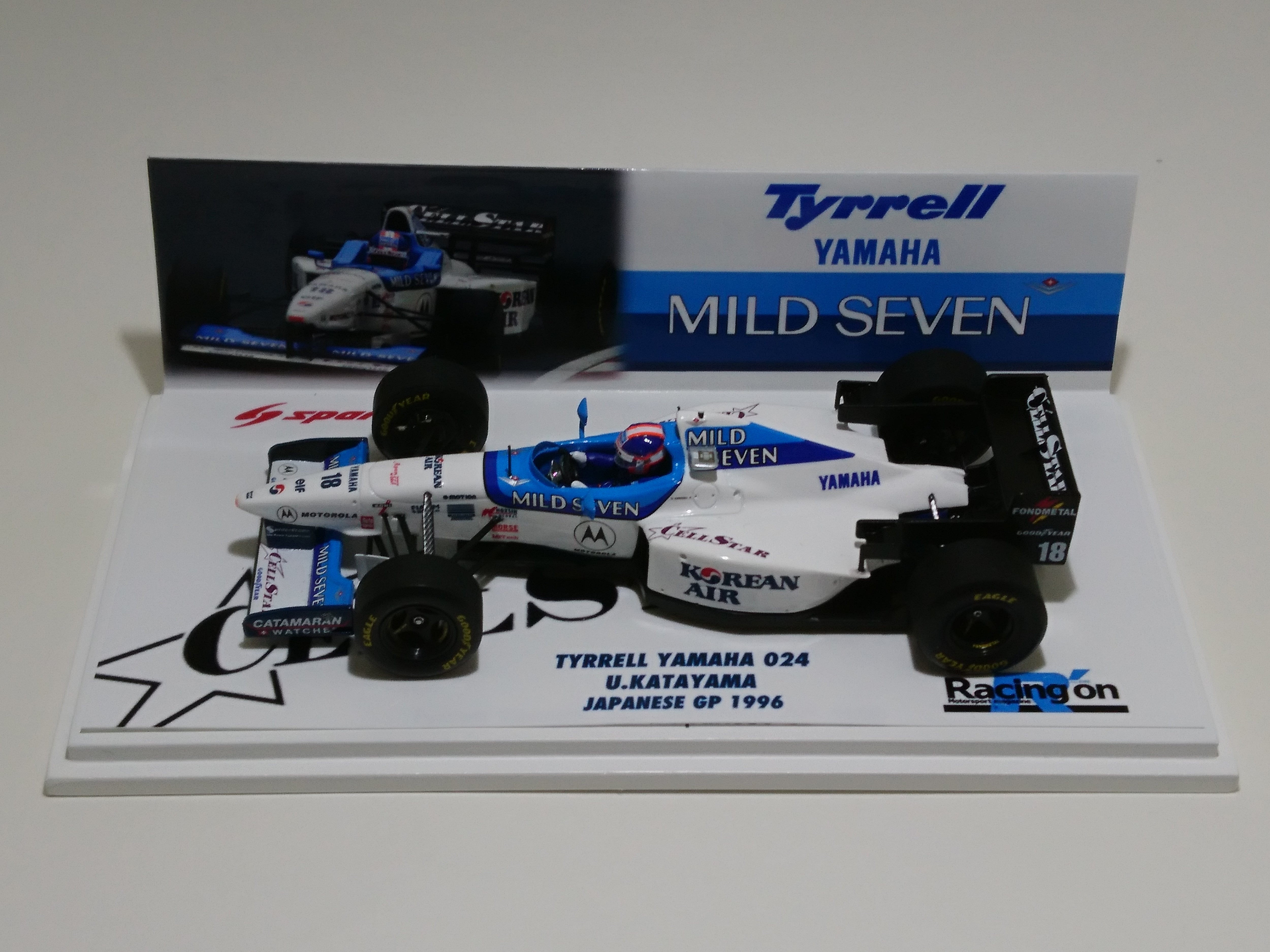 ﾚｰｼﾝｸﾞｵﾝ特注 ｽﾊﾟｰｸ ﾃｨﾚﾙ ﾔﾏﾊ 024 日本GP 片山右京 | いたちんのtake