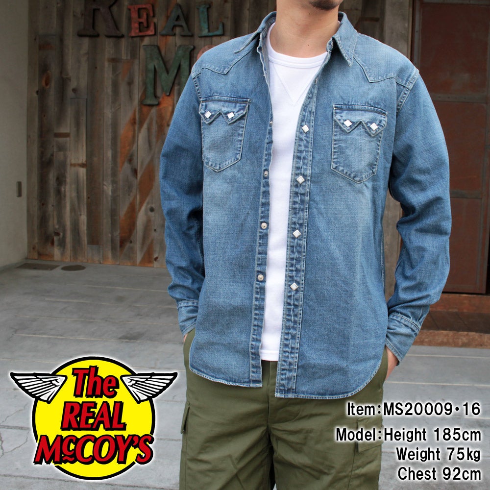 JOE McCOY デニムウエスタンシャツのご紹介です♪ | リアルマッコイズ