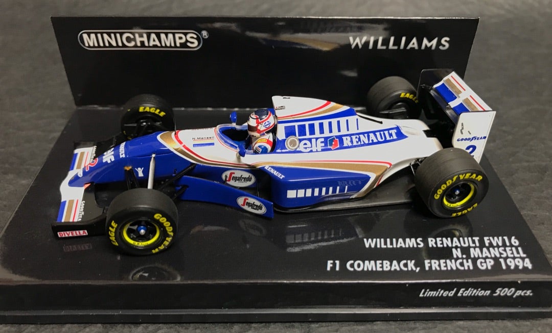 1994 F-1 フランスGP FW16 #2 | エイトプリンのミニカー中心のブログ