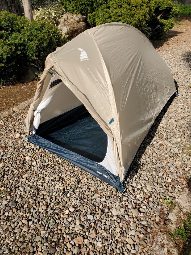 新型 モンベル ムーンライトテント 1型 | 晴れた日 BABY