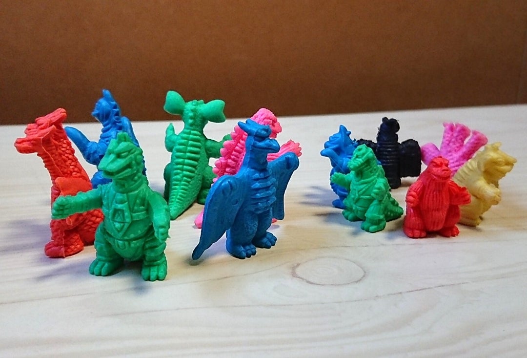 wt 怪獣消しゴム8／ポピー ゴジラ② | ミスターキトーのブログ