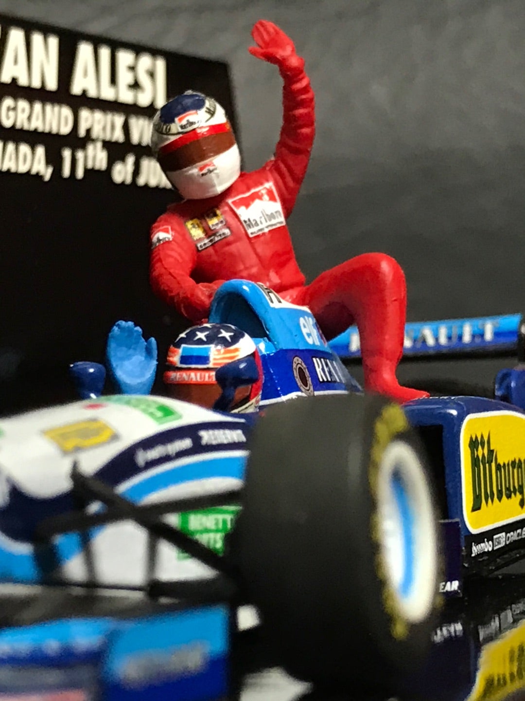 1995 カナダGP アレジ 初優勝 | エイトプリンのミニカー中心のブログ